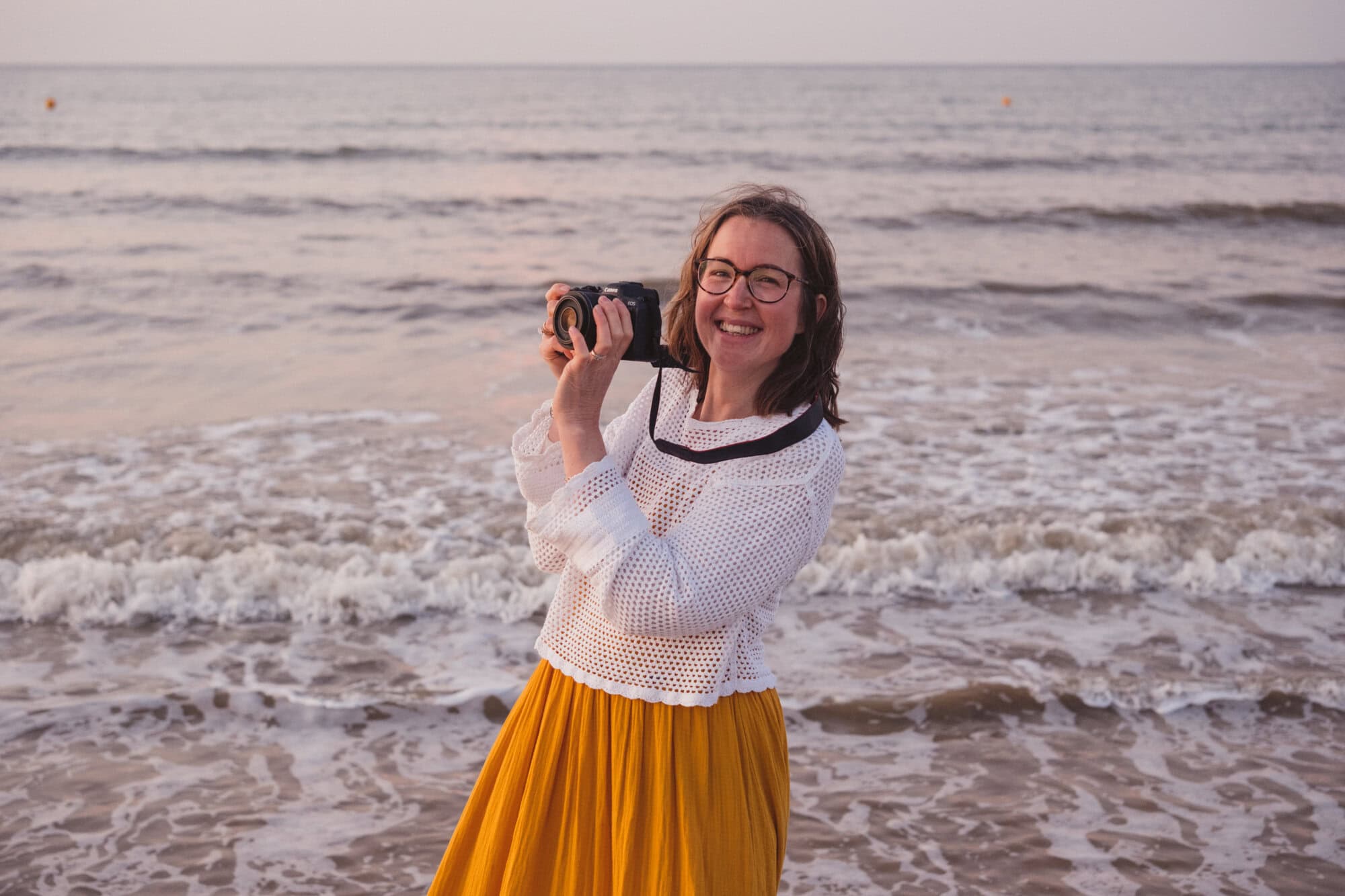 Louisa Peacock Louisa Peacock with her camera in her 'happy place'