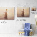 Size comparison of prints of The Dance of Freedom