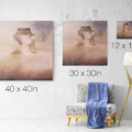 The Doorway Home size comparison of prints