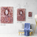 Size comparison of prints, from 30x40in, to 20x30in to 8x12in