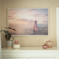 30 x 20in White Tray Frame