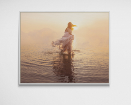 Dance of Freedom - White Tray Frame, 30 x 24 in